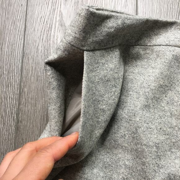 Brooks Brothers Petite Womens Midi Pencil Skirt Lined Wool Silk Blend Size 12 - Picture 6 of 10